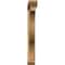 Ekena Millwork Funston Slat Smooth Bracket w/ Offset Brace, Western Red Cedar, 5 1/2"W x 44"D x 44"H BKT0604X44X44FST06SWR - alternate 3